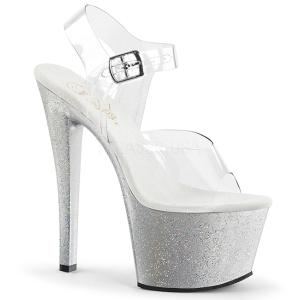 Hopea 18 cm Pleaser SKY-308MG glitter platform korkokengt naisten