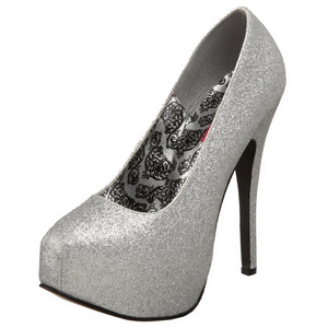 Hopea Glitter 14,5 cm Burlesque TEEZE-31G Platform Avokkaat Kengt