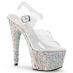 Hopea Strassi Kivi 18 cm BEJEWELED-708MS Plateau Korko-Kengt