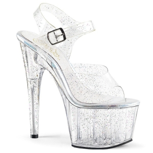 Lpinkyv 18 cm ADORE-708MMG glitter platform korkokengt naisten