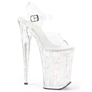 Lpinkyv 23 cm Pleaser INFINITY-908MG glitter platform korkokengt naisten