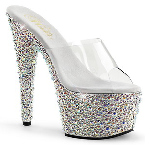 Lpinkyv Hopea 18 cm BEJEWELED-701MS Strassisomisteiset Platform Puukengt