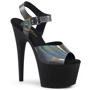 Musta 18 cm ADORE-708N-DT Hologrammi platform korkokengt naisten