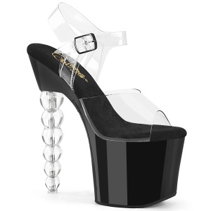 Musta 18 cm BLISS-708 helmi platform korkokengät naisten