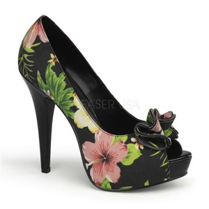 Musta Kukkia 13 cm LOLITA-11 naisten kengät korkeat korko
