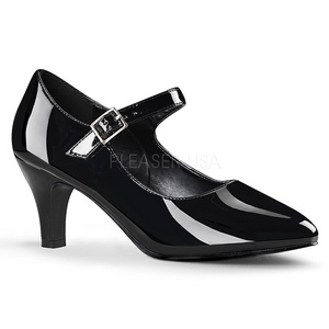 Musta Lakatut 8 cm DIVINE-440 Naisten kengät avokkaat