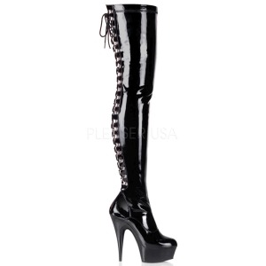 Musta Lakka 15,5 cm DELIGHT-3063 Platform Reisisaappaat