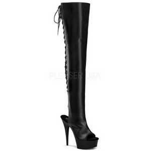Musta Matta 15,5 cm DELIGHT-3017 Platform Reisisaappaat