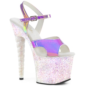 Opaali 18 cm UNICORN-711LG glitter platform korkokengt naisten