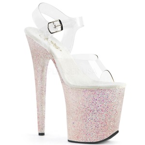 Opaali Glitter 20 cm FLAMINGO-808LG Platform Korkeakorkoiset Kengt