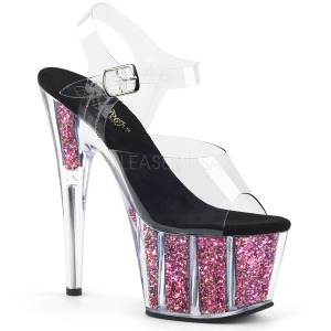 Pinkit 18 cm ADORE-708CG glitter platform korkokengt naisten