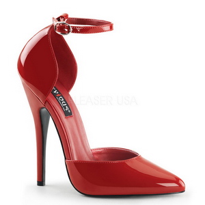 Punaiset Kiiltonahka 15 cm DOMINA-402 Naisten kengt avokkaat