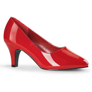 Punaiset Lakatut 8 cm DIVINE-420W Naisten kengät avokkaat