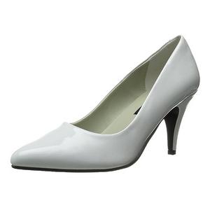 Valkoiset Lakatut 7,5 cm PUMP-420 klassiset avokkaat kengät naisten