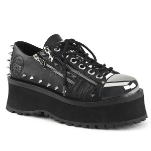 Vegan 7 cm GRAVEDIGGER-04 Platform Gootti Kengt Miesten