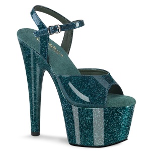 Vihret 18 cm ADORE-709GP glitter platform sandaalit naisten