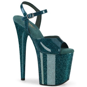 Vihret 20 cm FLAMINGO-809GP glitter platform sandaalit naisten