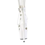 ADORE-1013MST 18 cm pleaser naisten korkonilkkurit valkoiset
