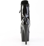 ADORE-1020BLG 18 cm pleaser korolliset nilkkurit glitter mustat