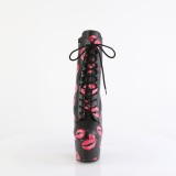 ADORE-1020KISSES 18 cm pleaser naisten korkonilkkurit musta