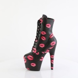 ADORE-1020KISSES 18 cm pleaser naisten korkonilkkurit musta