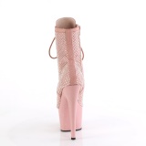 ADORE-1020RM 18 cm pleaser korkonilkkurit strassi vaaleanpunaiset