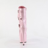ADORE-1043 - 18 cm korkeat korkonilkkurit naisille kiiltonahka vaaleanpunaiset