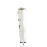 ADORE-1043 - 18 cm korkeat korkonilkkurit naisille vegaani valkoiset