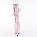 ADORE-1047 - 18 cm korkeat korkonilkkurit naisille kiiltonahka vaaleanpunaiset