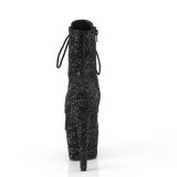 ADORE-GWR 18 cm pleaser korkonilkkurit glitter musta
