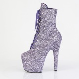 ADORE-GWR 18 cm pleaser korkonilkkurit glitter purppura