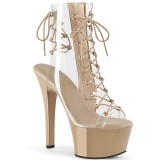 Beige 15 cm ASPIRE-600-30 tankotanssi nilkkurit