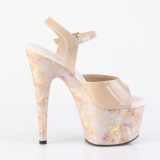 Beiget 18 cm ADORE-709 pleaser platform korolliset sandaalit naisten