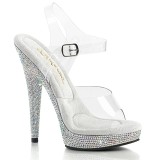 Bling bling kengt 15 cm SULTRY-608DM korolliset kengt platform