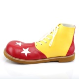 CLOWN-02 funtasma unisex klovni kengt ja sirkuskengt Keltaiset