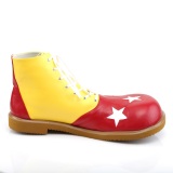CLOWN-02 funtasma unisex klovni kengt ja sirkuskengt Keltaiset