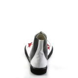 CLOWN-02 funtasma unisex klovni kengt ja sirkuskengt musta valkoiset