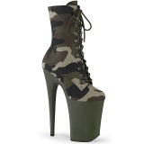 Camoflash 23 cm INFI-CAM1 korkeakorkoiset platform nilkkurit - korkeat nilkkurit