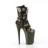 Camoflash 23 cm INFI-CAM1 korkeakorkoiset platform nilkkurit - korkeat nilkkurit