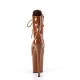 FLAMINGO-1020 20 cm pleaser korkonilkkurit naisten ruskea
