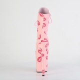 FLAMINGO-1020KISSES 20 cm pleaser naisten korkonilkkurit vaaleanpunaiset