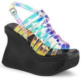 Hologrammi 11,5 cm DemoniaCult PACE-33 lolita sandaalit platform