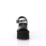 Hologrammi 6,5 cm DemoniaCult FUNN-10 emo lolita platform kiilakorkosandaalit