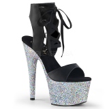 Hopea 18 cm ADORE-700-14LG Glitter platform korkeakorkoiset sandaalit