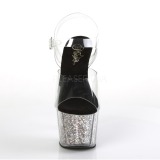 Hopea 18 cm ADORE-708CG glitter platform korkokengt naisten