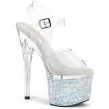 Hopea 18 cm ESTEEM-708LG-2 Glitter platform korkeakorkoiset sandaalit