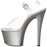 Hopea 18 cm Pleaser SKY-308MG glitter platform korkokengt naisten