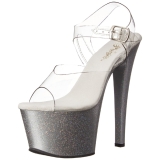 Hopea 18 cm Pleaser SKY-308MG glitter platform korkokengt naisten