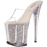 Hopea 20 cm FLAMINGO-801G glitter platform puukengt naisten