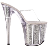 Hopea 20 cm FLAMINGO-801G glitter platform puukengt naisten